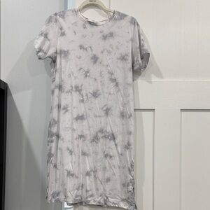 Marc New York Gray Tie-Dye Dress